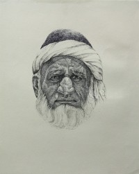 Saeed Lakho, untitled, 11 x 14 Inch, Pointer on Paper, Figurative Painting, AC-SL-023